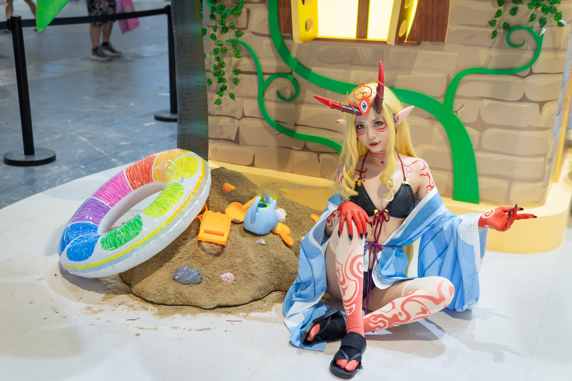 《FGO》茨木童子水着cosplay-cosplay-acg次元小屋-扮之狐狸