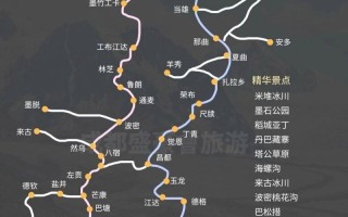 318进藏路线攻略地图 成都到西藏318线路图