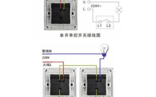 单控单开开关接线图 单开开关接线图解