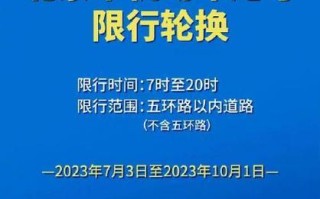 北京小客车尾号限行轮换时间 北京小客车尾号限行轮换