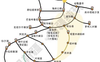 新疆北环线旅游路线 新疆旅游地图高清版大图