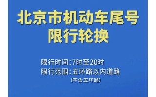 今天限号多少北京车限号吗 2024年北京限行尾号