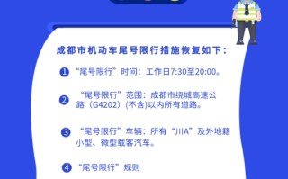 关于成都最新限号通知的最新详解