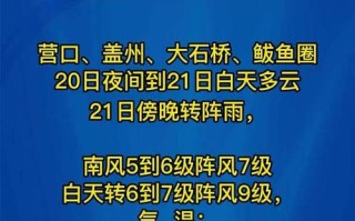 营口鲅鱼圈天气预报及气象分析