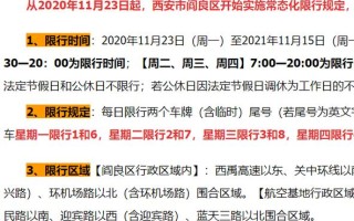 西安货车限行时间详解：限行时段及注意事项