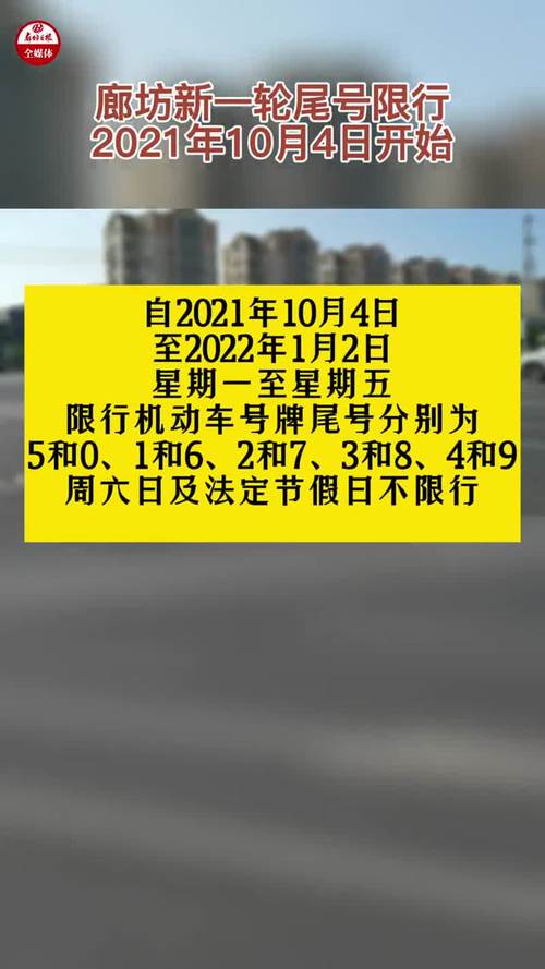 廊坊限行最新通知今天 廊坊车牌限行-第2张图片-其人生活百科