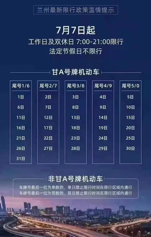 尾号7兰州哪天限行 大连单双号限行区域2024-第1张图片-其人生活百科