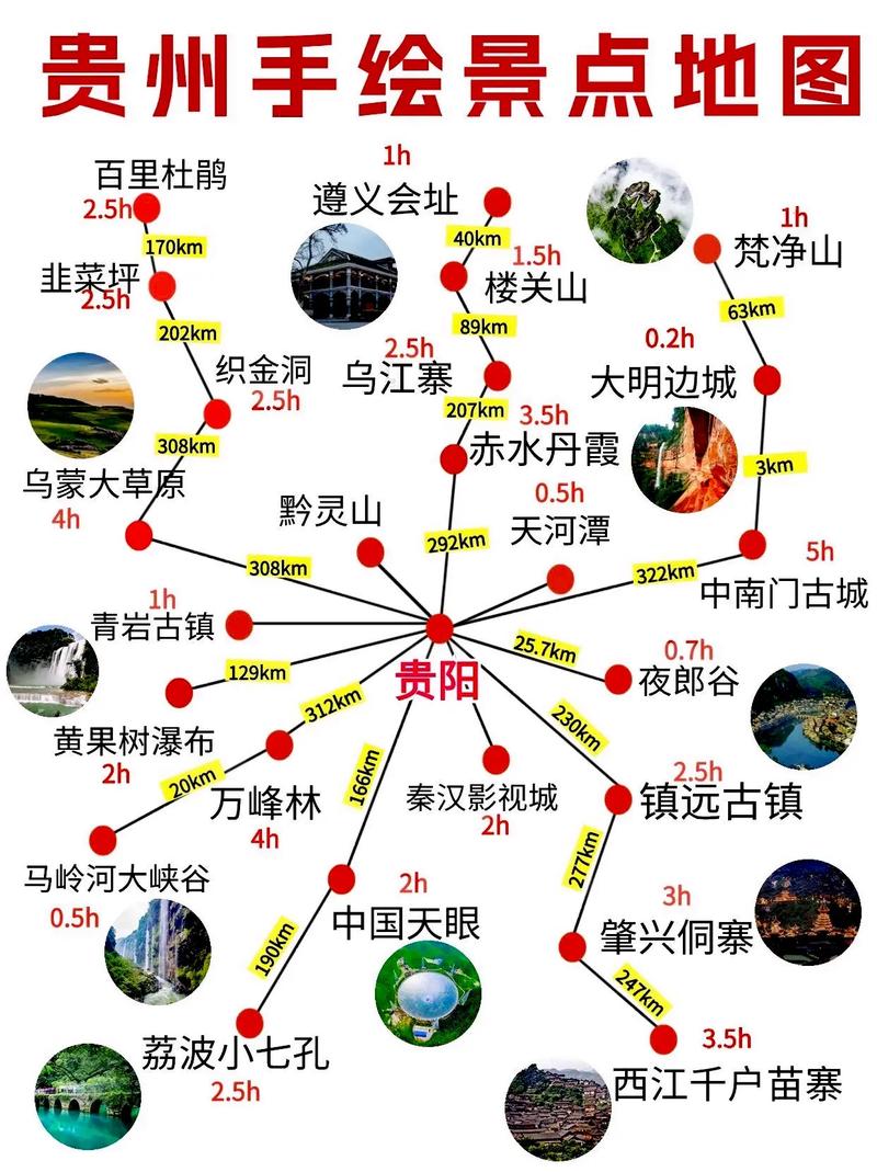 贵州自驾游最佳路线图 贵阳旅游攻略自由行最佳线路-第2张图片-其人生活百科