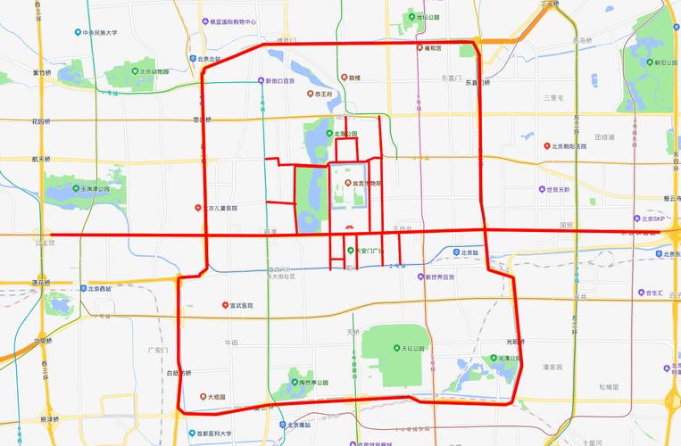 外地车北京限行区域范围图 北京限行范围区域地图-第1张图片-其人生活百科