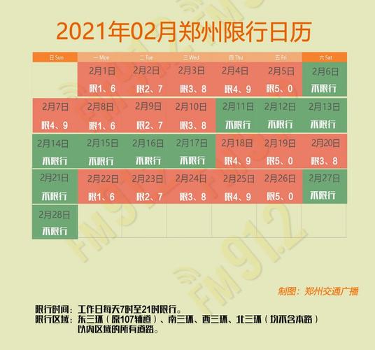 郑州汽车限号最新消息 郑州限号2024最新限号时间表-第2张图片-其人生活百科