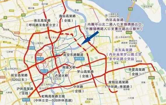 上海高架限行时间和范围 上海高架道路限行时间-第1张图片-其人生活百科