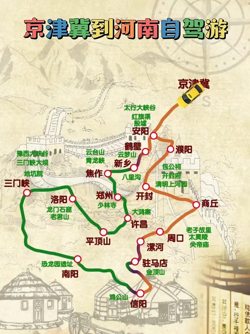 河南自驾七日游经典路线 河南最佳免费自驾游-第1张图片-其人生活百科