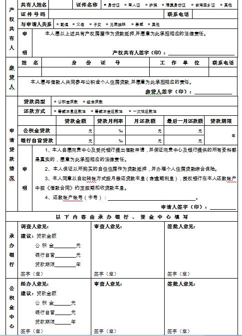 公积金贷款需要的材料 公积金贷款买房需要的材料-第2张图片-其人生活百科