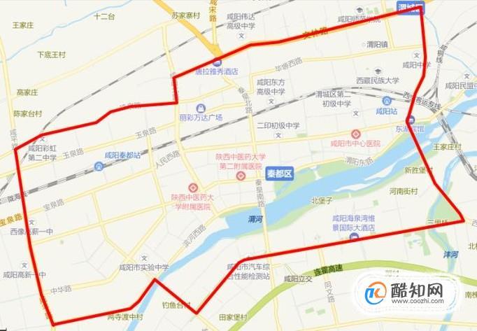 咸阳限行区域地图详解及指南-第1张图片-其人生活百科