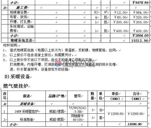 贵阳地暖价格 贵州水暖价格-第2张图片-其人生活百科