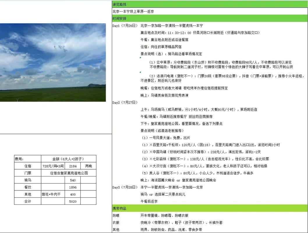 承德坝上草原三日游 塞罕坝草原三日游费用-第1张图片-其人生活百科
