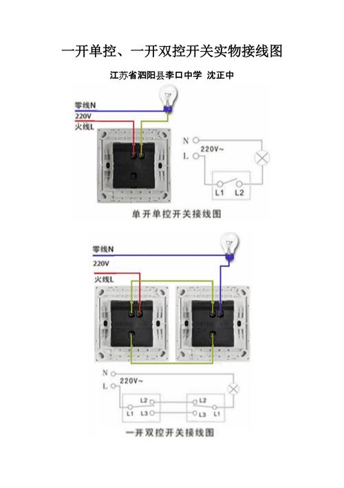 单控单开开关接线图 单开开关接线图解-第1张图片-其人生活百科