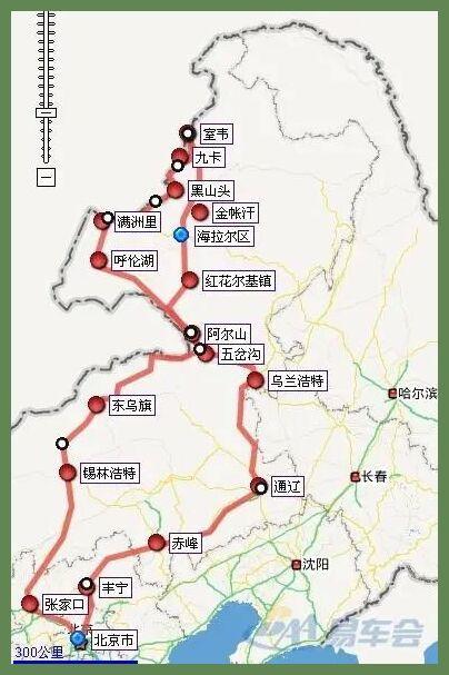 内蒙古自驾游最佳路线图 内蒙古大草原自驾游路线图-第1张图片-其人生活百科