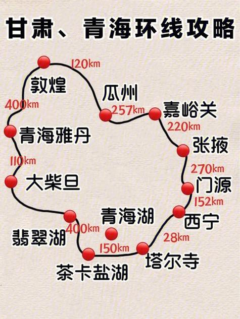 青海自驾游最佳路线图和攻略最新 青海大环线自驾游最佳路线图公里数-第1张图片-其人生活百科