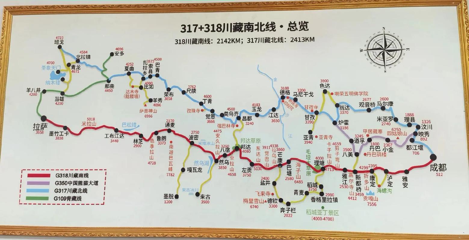 川藏318国道全程详细路线攻略-第1张图片-其人生活百科