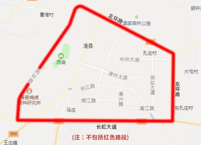 固安限行区域清晰地图 固安限号区域图-第1张图片-其人生活百科