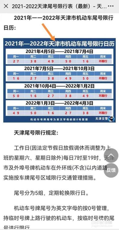 天津限号限行查询2024 天津限号时间查询-第1张图片-其人生活百科