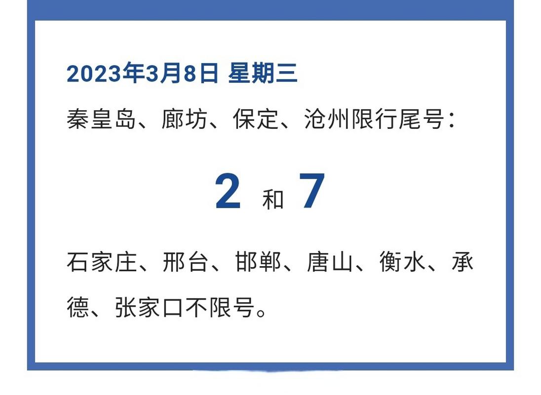 明日限行尾号是多少 太原明日限号-第1张图片-其人生活百科