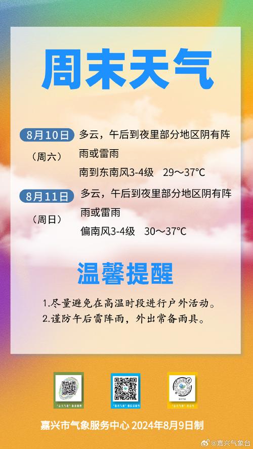 嘉兴未来30天天气预报 嘉兴天气预报一周 7天-第1张图片-其人生活百科